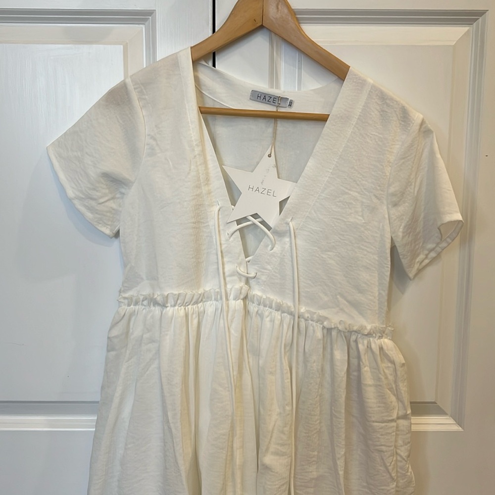 NEVER WORN BEFORE (Tags on) Hazel White Mini Summer Dress